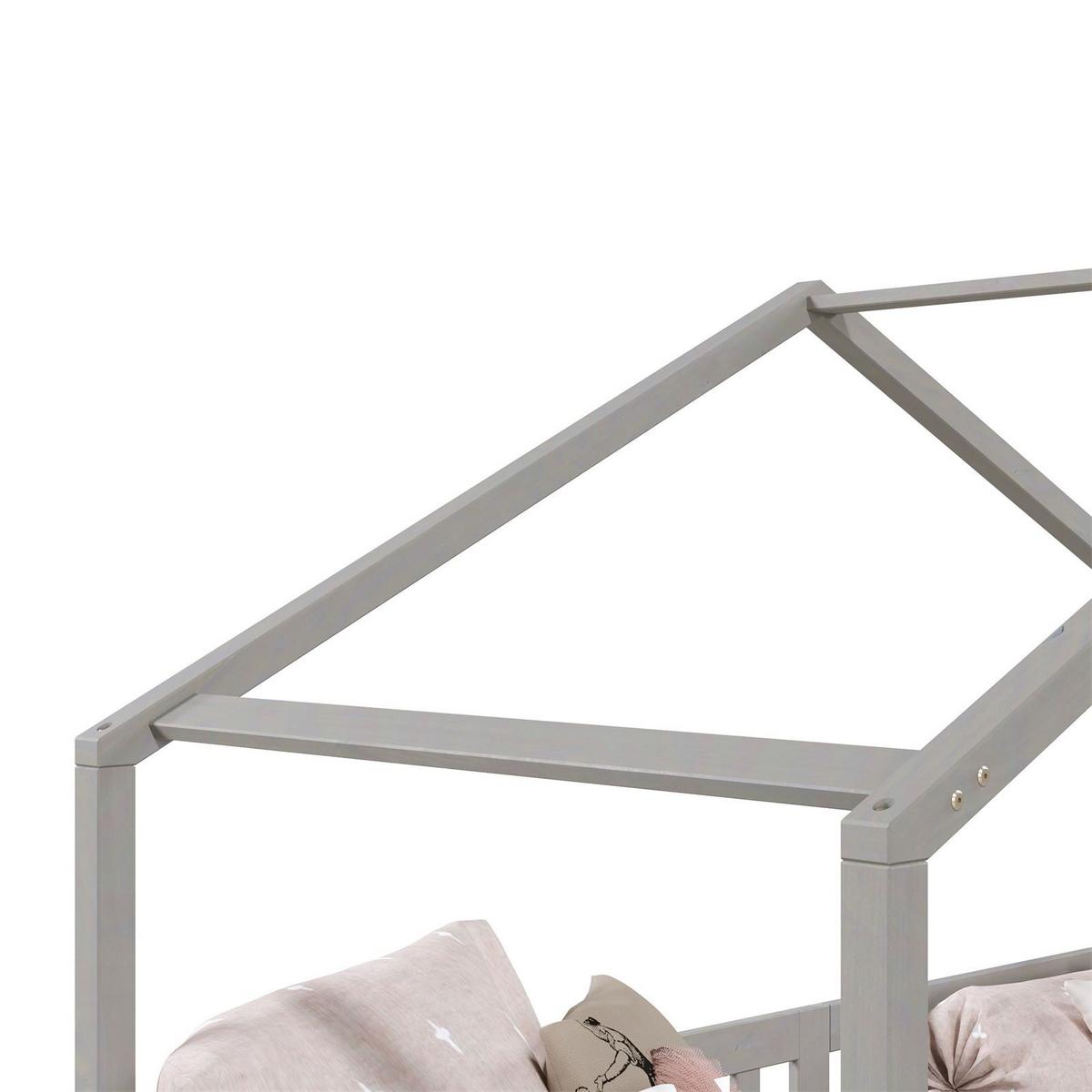 HAUSBETT LISAN 90x200 cm grau - Grau, Holz (96/138/206cm) - IDIMEX