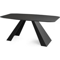 ESSTISCH Monte rechteckig ausziehbar, Schwarz 160-200/80/76 cm - Schwarz, Holzwerkstoff/Metall (80/198/76cm) - WFL GROUP