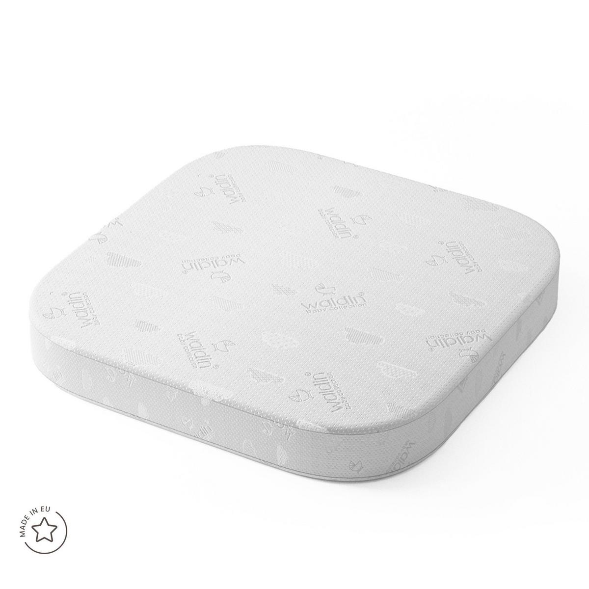 BABY Kokosmatratze 7in1 - Weiß, Naturmaterialien/Textil (73/73cm) - waldin