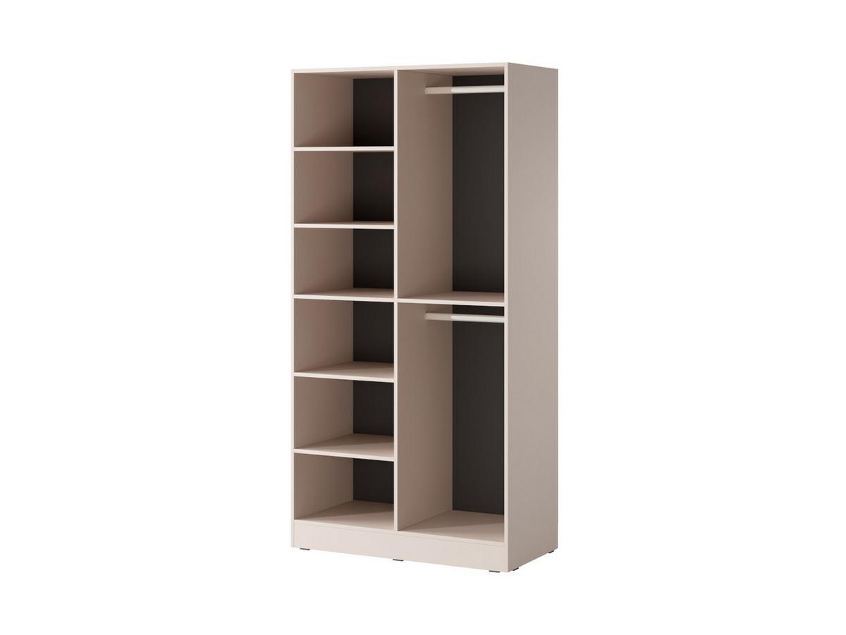 DREHTÜRENSCHRANK ATELIO 101/200/51 cm Modern Kleiderschrank 2-türig Beige - Beige, Holzwerkstoff (101/200/51cm) - MASSENO