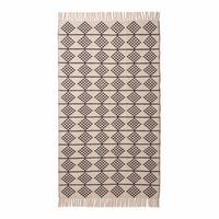 HANDWEBTEPPICH Adana geometrisch gemustert 90/150 cm - Schwarz, Textil (90/150cm) - Homescapes