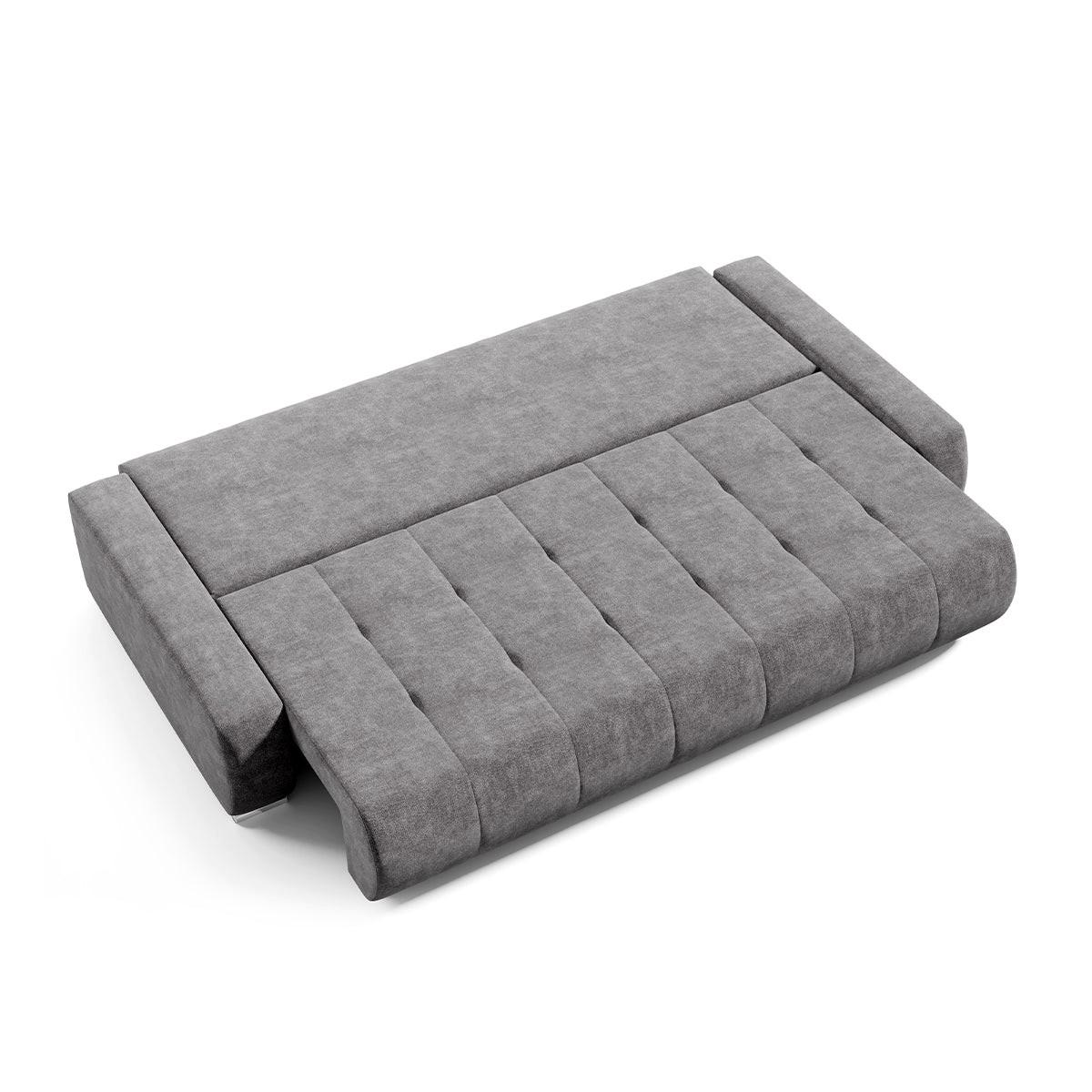 SCHLAFSOFA Jonas 3 Sitzplätze Dunkelgrau - Dunkelgrau, Holzwerkstoff (240/85/110cm) - Petits-meubles