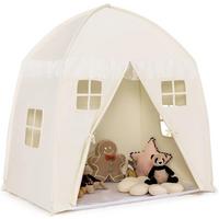 KINDERZELT 155cm Beige - Beige, Textil (143/155/100cm) - COSTWAY