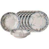 PIZZA- & PASTA-SET Todi blau 12-tlg. - Blau, Keramik (2/2/2cm) - Ritzenhoff Breker