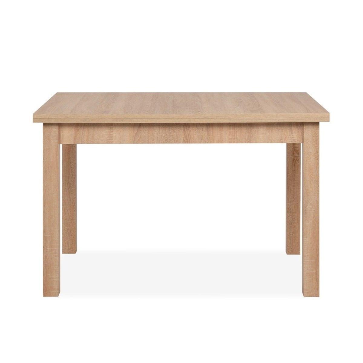 ESSTISCH ausziehbarer eichenoptik longford 120/80/76 cm - Eschefarben, Holzwerkstoff (31.5/80/76cm) - Calicosy