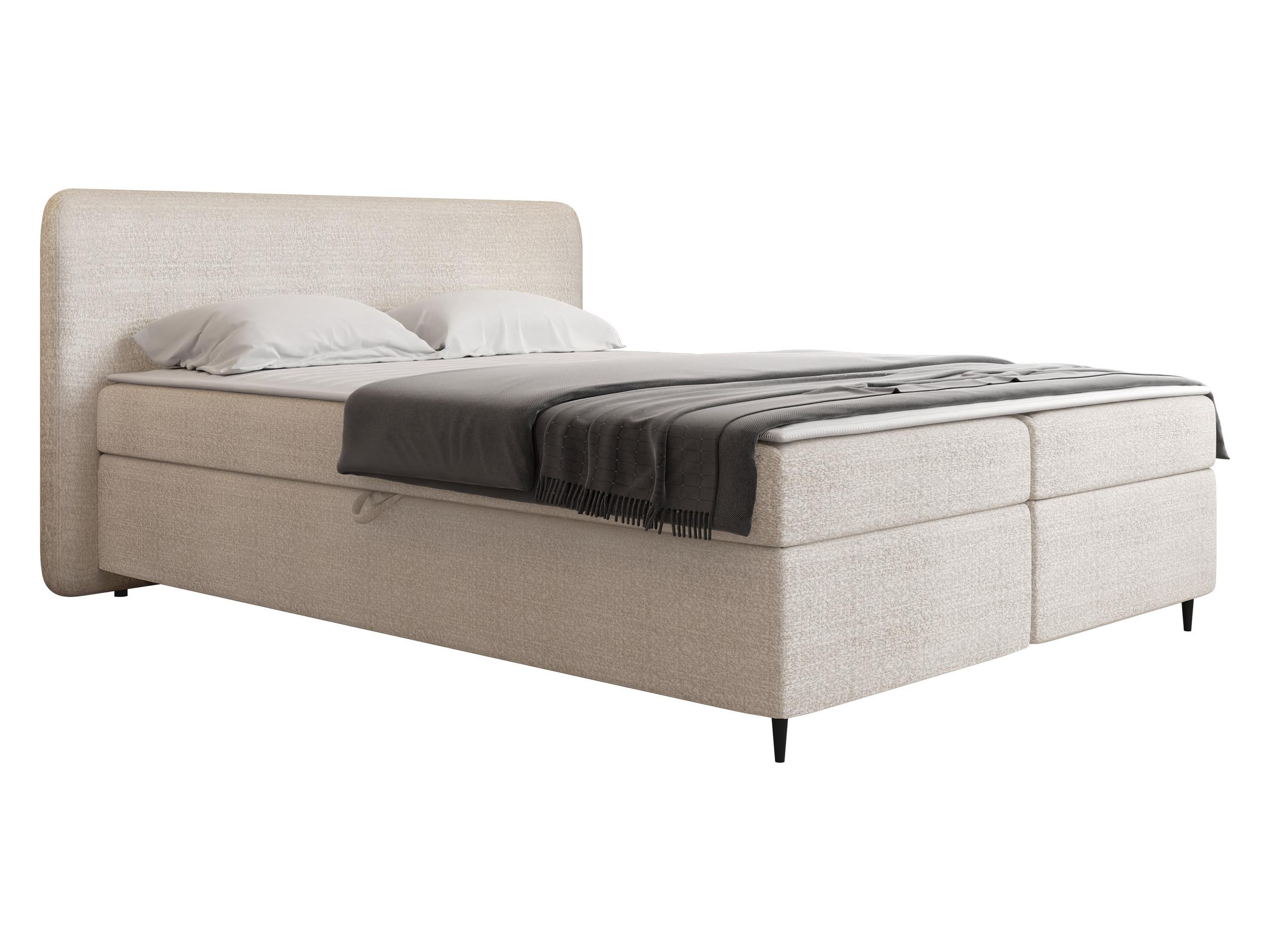 BOXBETT Boho II - H3 - Schwarz/Naturfarben, Holz/Holzwerkstoff (140/200cm) - MIRJAN24