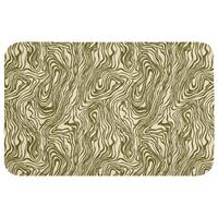 BADEMATTE Abstrakt - Marmor - Grün 80x50 cm - Dunkelgrün, Textil (80/50cm) - OnlyWow