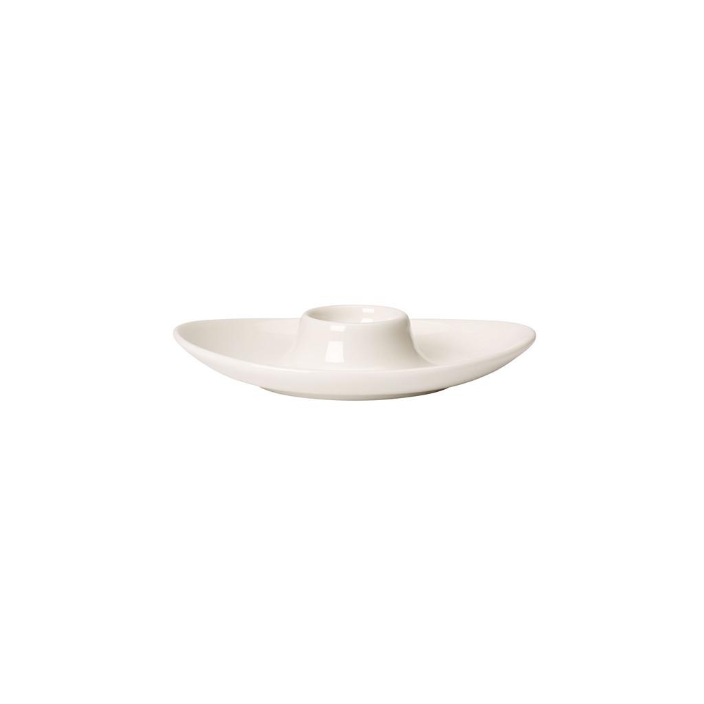 EIERBECHER New Cottage Basic weiß 15 x 11 cm - Weiß, Keramik (11.3/2.9/15.3cm) - Villeroy & Boch