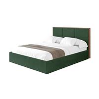 POLSTERBETT mit Bettkasten und Lattenrost, Boxbett ohne Matratze - LILA 160x200 Grün - Olivgrün, Holzwerkstoff/Textil (160/200cm) - ALTDECOR