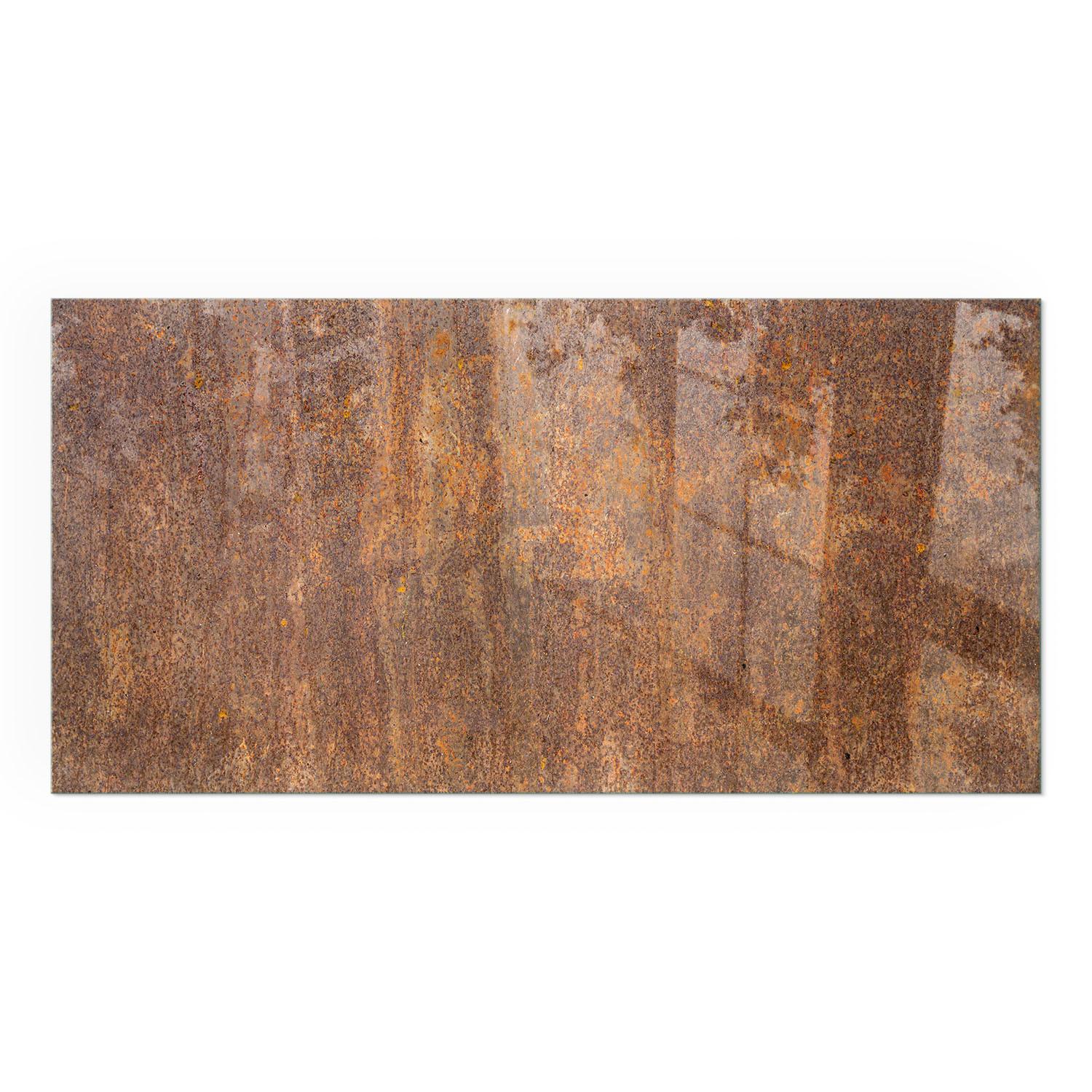 GLASPLATTE für Kamin 120x60 cm - Braun, Glas (120/60/0.4cm) - TULUP