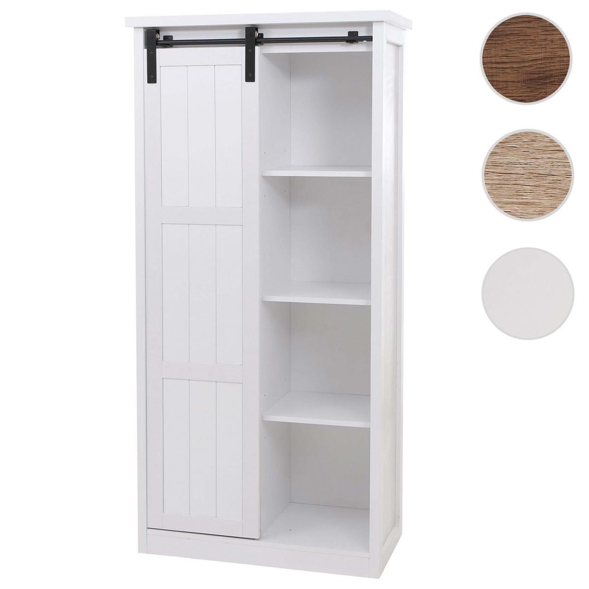 SCHRANK Weiß - Weiß, Holz (76/163/38cm) - MCW
