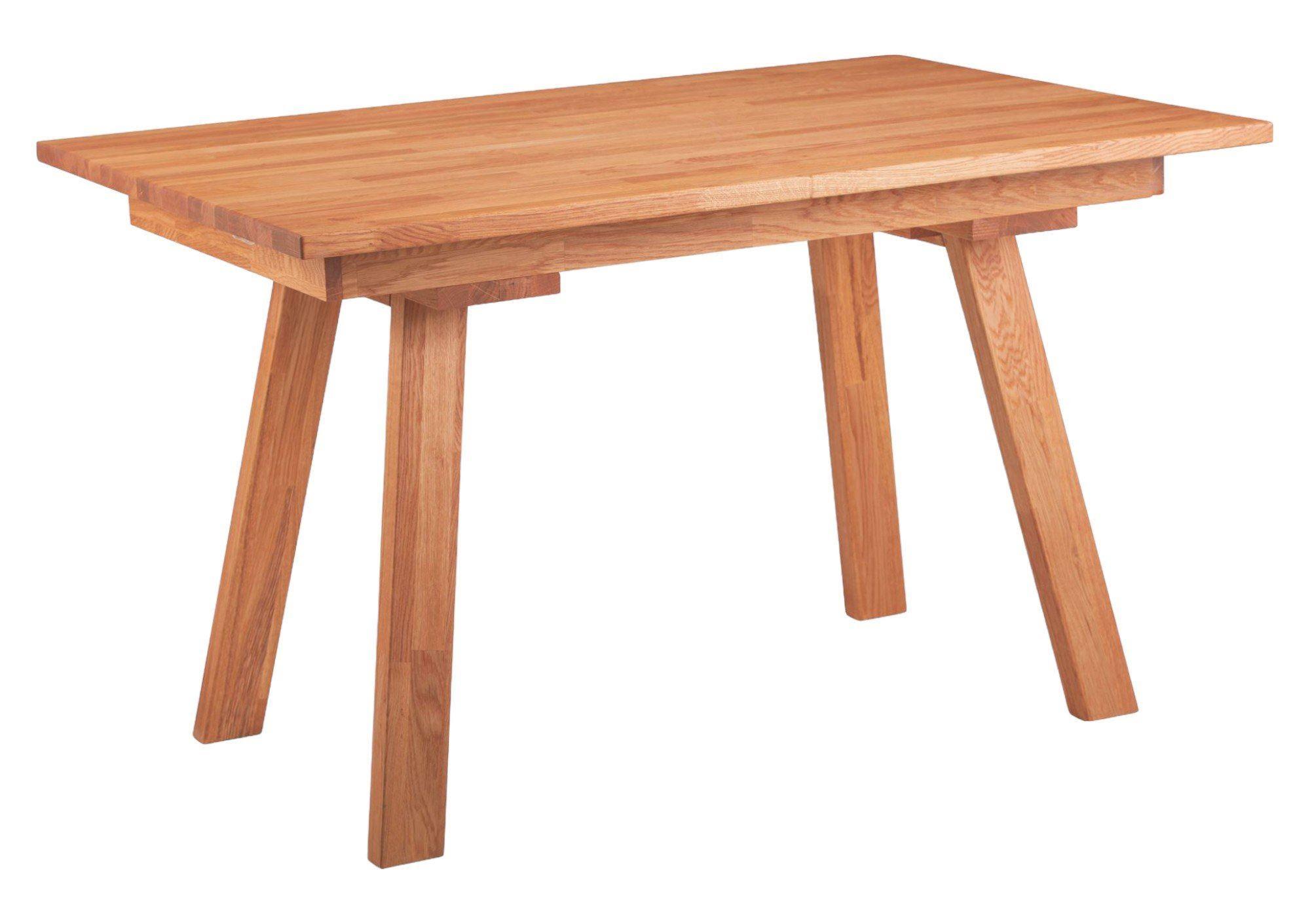 KÜCHENTISCH Massiv Davida 125 x 85 x 75 Esstisch Holz massiv Kernbuche geölt - Naturfarben, Holz (125/85/75cm) - 58aufmkessel