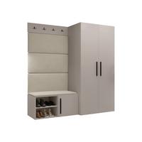 GARDEROBEN-SET Medi I - Kaschmir/Beige, Holzwerkstoff/Kunststoff (80/191/50cm) - MIRJAN24