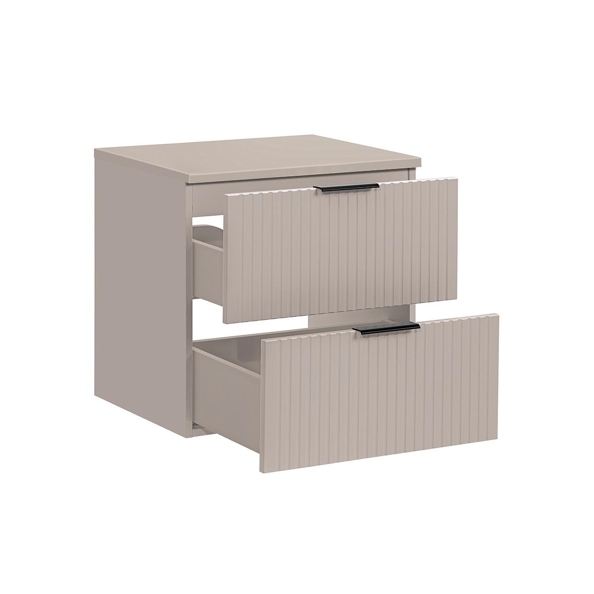 WASCHTISCHUNTERSCHRANK 60.6cm Adriel Beige - Beige, Holzwerkstoff (60.6/59/46cm) - Petits-meubles