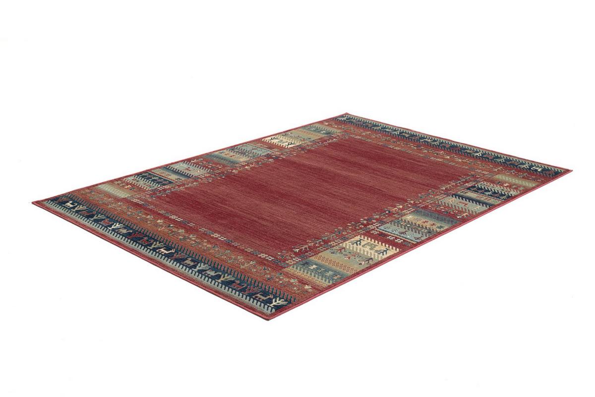 FLACHWEBETEPPICH Cherina 160x230 cm - Rot, Textil (160/230cm) - Gino Falcone