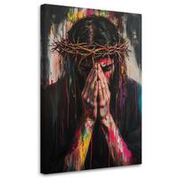 LEINWANDBILD Künstlerische und religiöse Werke 40x60cm - Multicolor, Textil (40/60cm) - Feeby