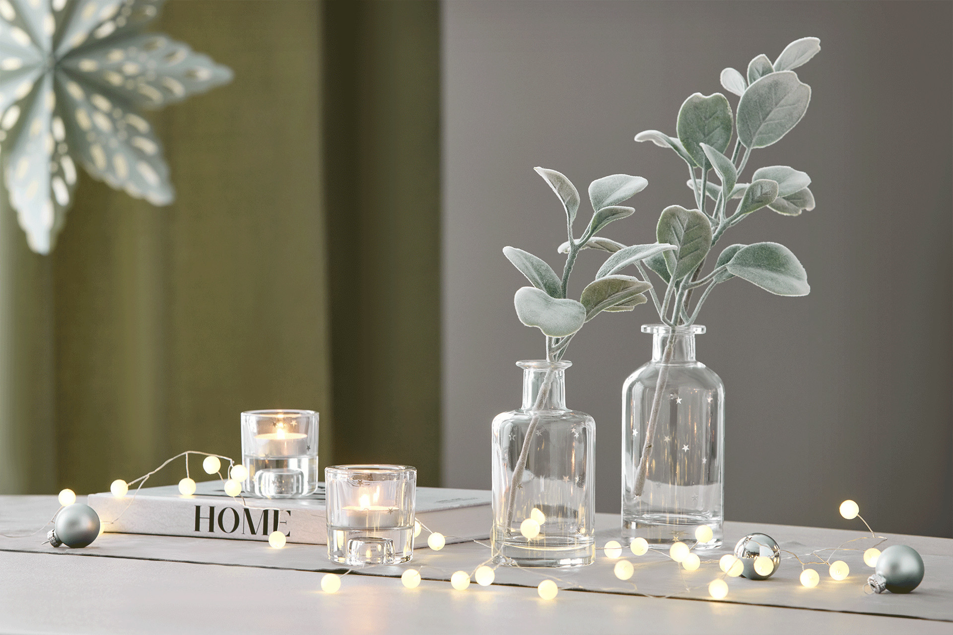 Frosty Winter Deko – Gemütlich & elegant in Eisblau und Silber