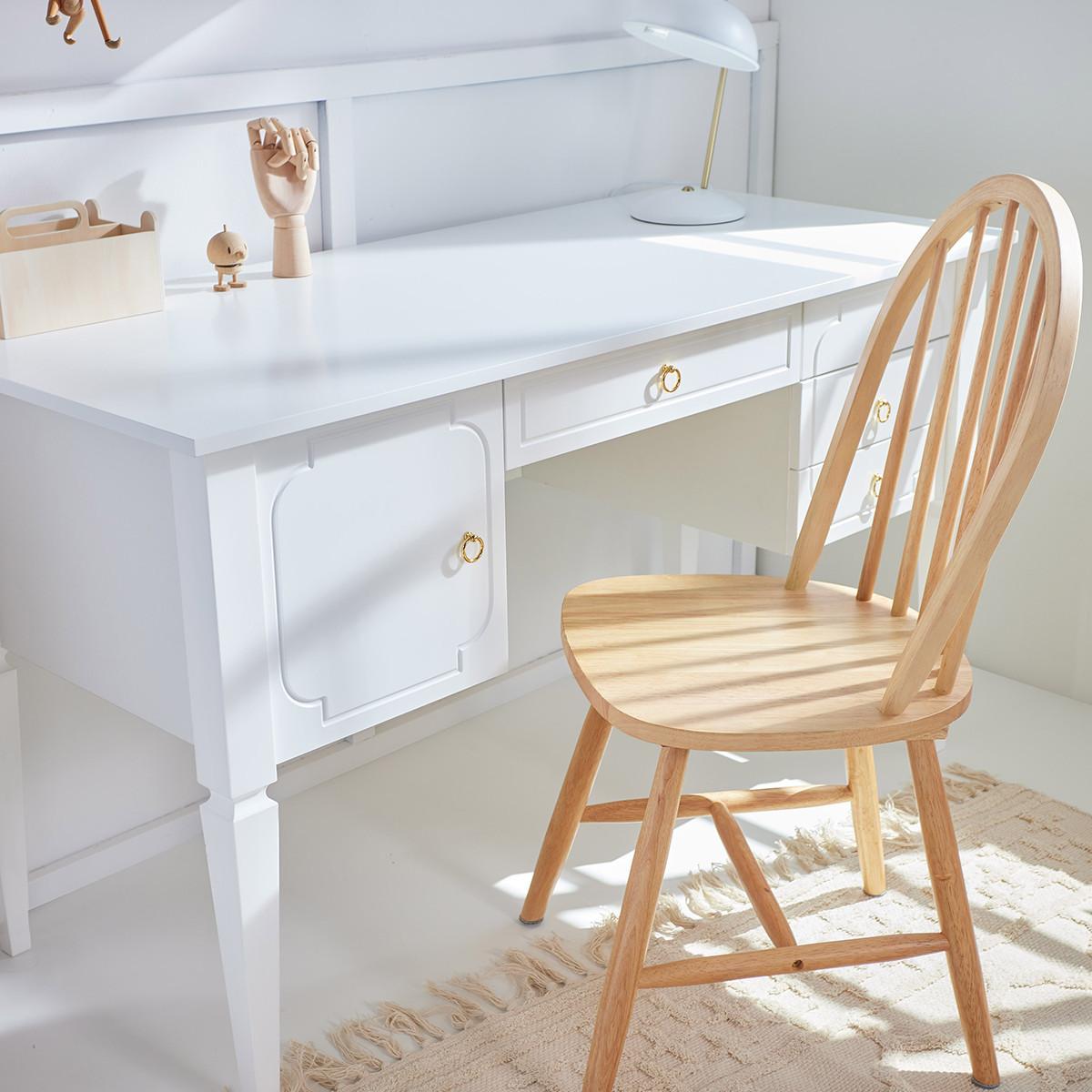 SCHREIBTISCH Royal Weiß - Weiß, Holzwerkstoff (60/132/78cm) - Petits-meubles