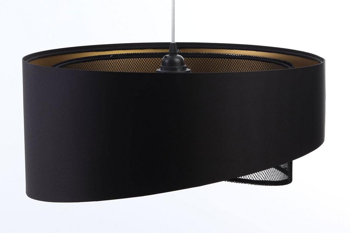 HÄNGELEUCHTE Gold 50/23 cm - Goldfarben/Schwarz, Kunststoff (50/1.3/23cm) - ONZENO