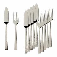 FISCHBESTECK Blacksmith silber 12-tlg. - Silberfarben, Metall - Villeroy & Boch