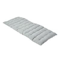 BANKAUFLAGE 2-Sitzer grau 108/42/5 cm - Grau, Textil (108/42/5cm) - Homescapes