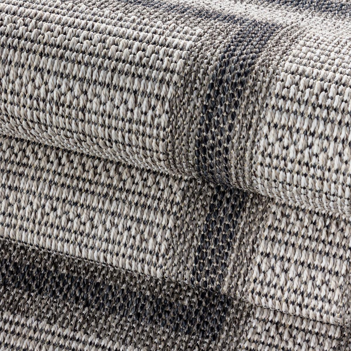 OUTDOORTEPPICH LIRIA, mit Bordüre, Creme, 60 x 100 cm - Beige, Textil (100/60cm) - KADIMA DESIGN