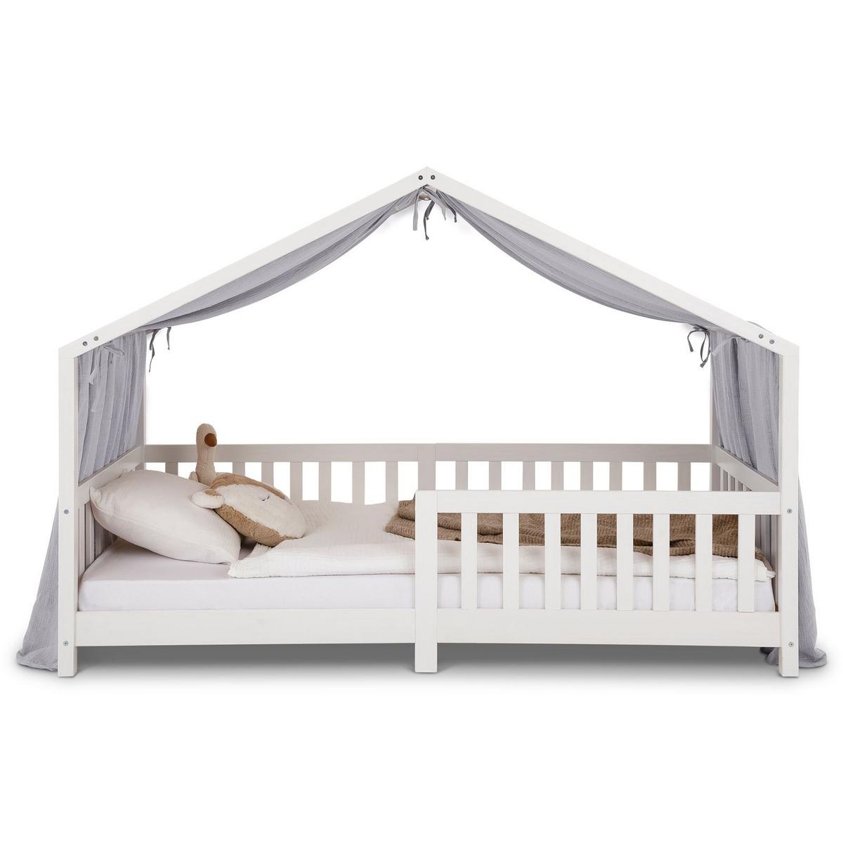 HAUSBETT- HIMMEL LIAN - Hellgrau, Textil - IDIMEX
