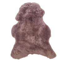 SCHAFFELL Natur Mauve Grau Lila Weich & Dicht ca. 130 cm - Lila/Mauve, Fell (70/130cm) - Provellus