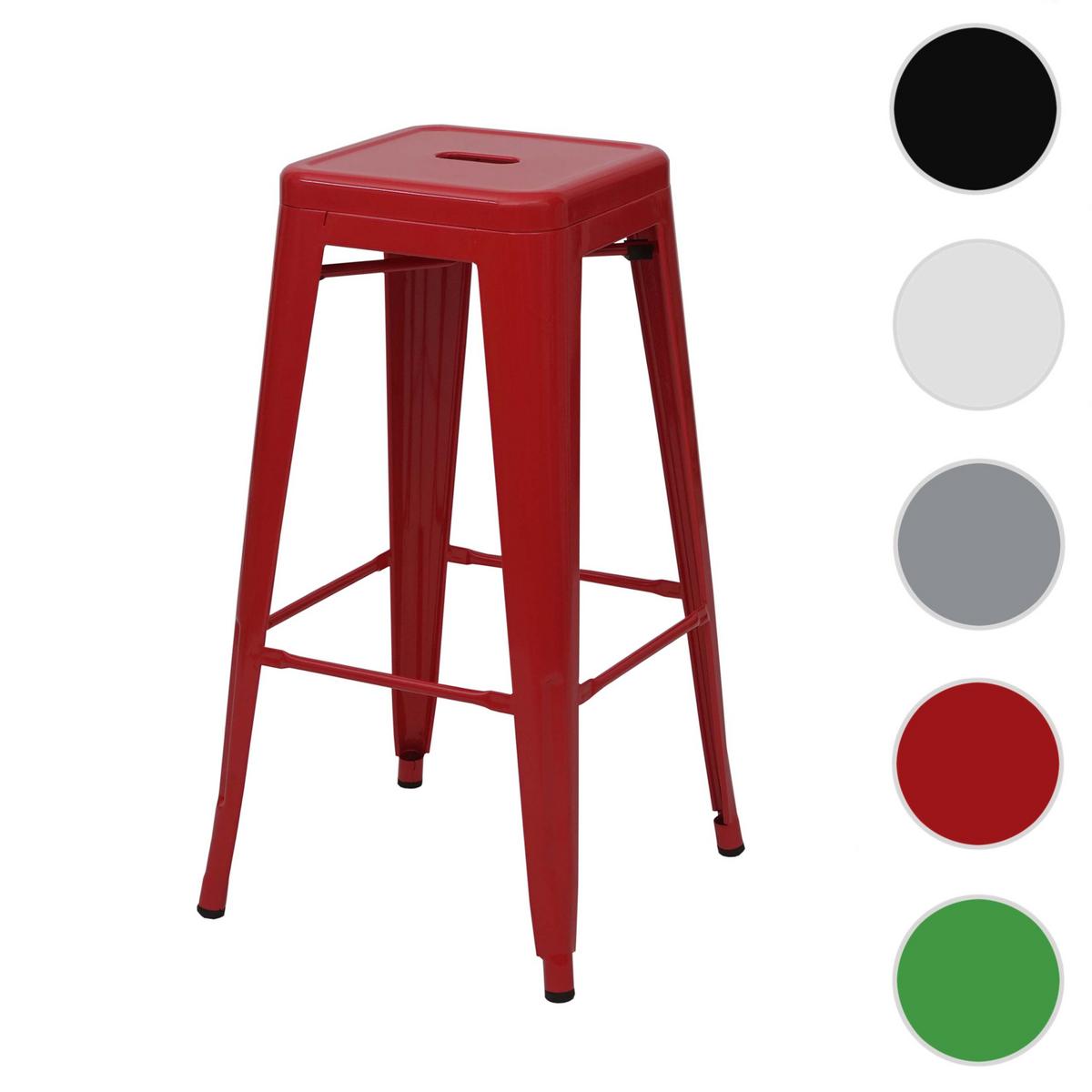 BARHOCKER METALL Grau - Grau, Metall (43/77/43cm) - MCW