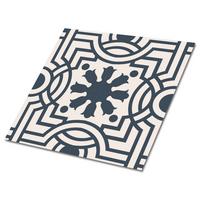 FLIESENAUFKLEBER 9 Stück 30x30 cm selbstklebend Orientalisches Muster - Grau, Textil (30/1.6/30cm) - TULUP