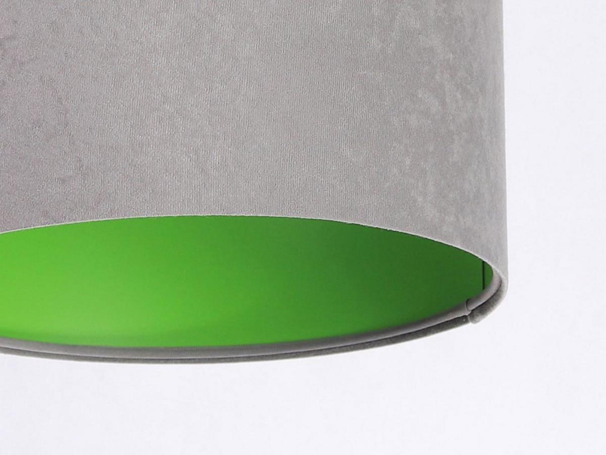 HÄNGELEUCHTE Grau 30/20 cm - Grau/Grün, Kunststoff (30/0.45/20cm) - ONZENO