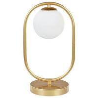 TISCHLAMPE Yankee 14/14/35 cm - Goldfarben, Metall (14/14/35cm) - Beliani