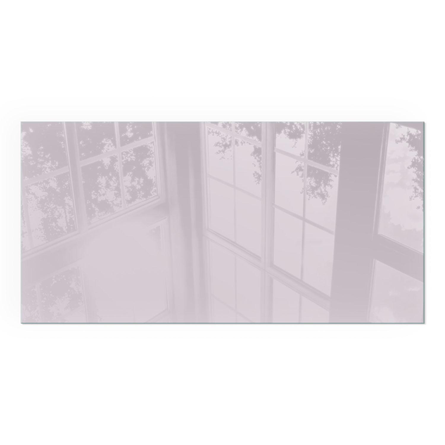 GLASPLATTE für Kamin 120x60 cm - Lila, Glas (120/60/0.4cm) - TULUP