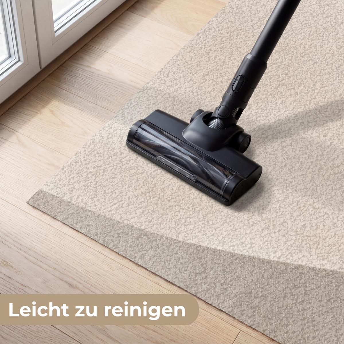 FUSSMATTE Glatte Oberflächen - Harmonisch - Wellenförmig Schmutzfangmatte 180x120 cm - Beige, Kunststoff (180/0.4cm) - MuchoWow