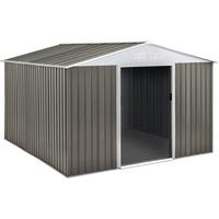 METALL-GARTENHAUS dallas Taupe - Taupe, Metall (277/202/319cm) - Habitat Garten