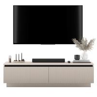 TV-SCHRANK Selene 140 cm Kaschmir matt Glamour - Kaschmir, Holzwerkstoff (140/37/35cm) - Meble Lindner