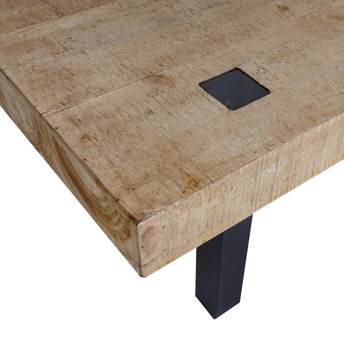 SITZBANK Braun - Naturfarben/Braun, Holz (200/40/60cm) - MCW