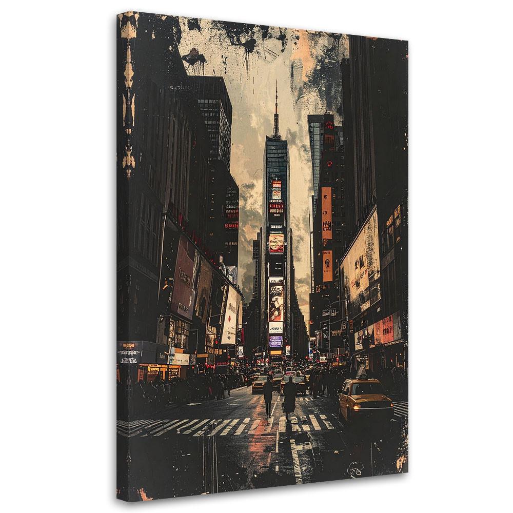 LEINWANDBILD Städte & Architektur 80x120cm - Schwarz, Textil (80/120cm) - Feeby