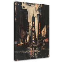 LEINWANDBILD Städte & Architektur 80x120cm - Schwarz, Textil (80/120cm) - Feeby