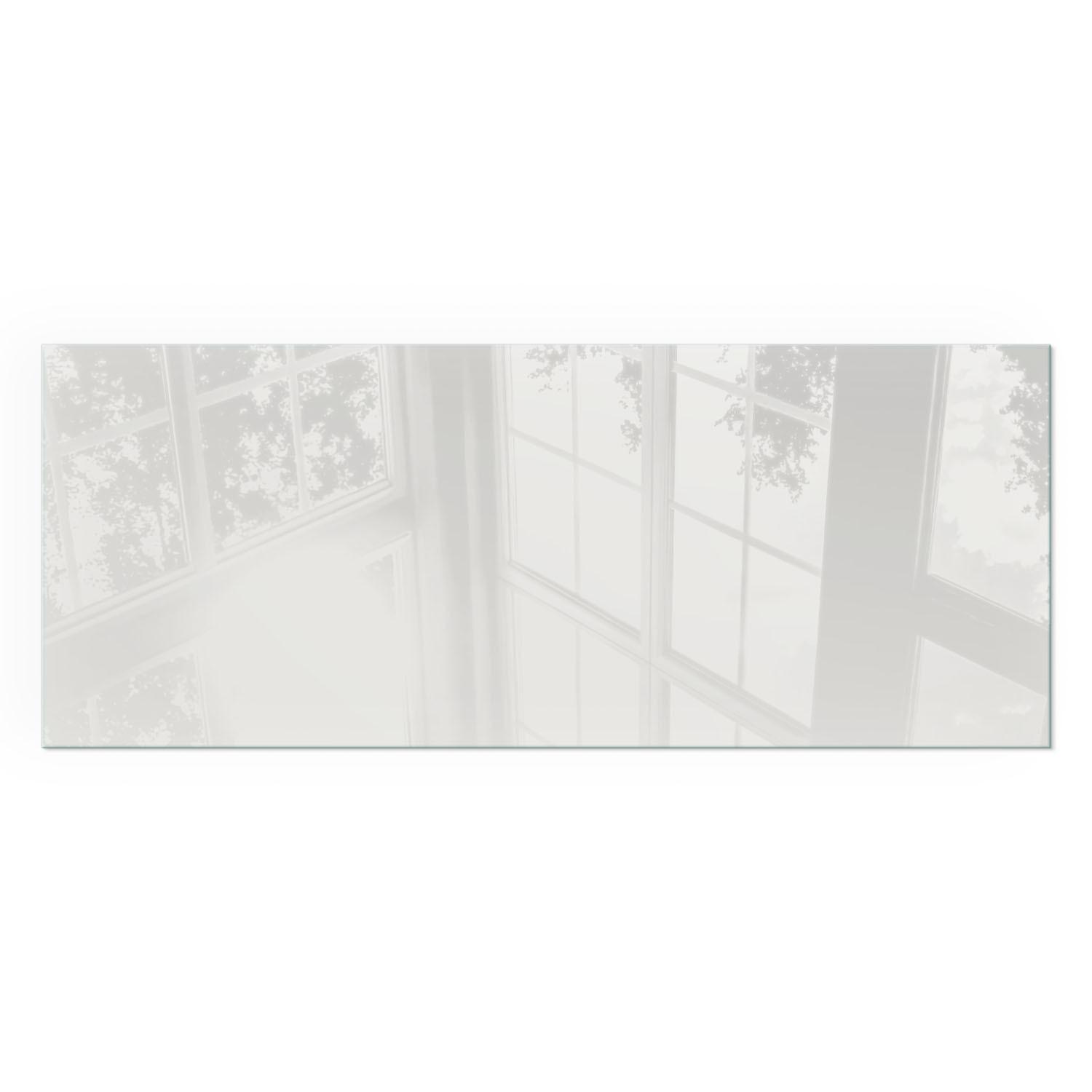 GLASPLATTE für Kamin 125x50 cm - Grau, Glas (125/50/0.4cm) - TULUP