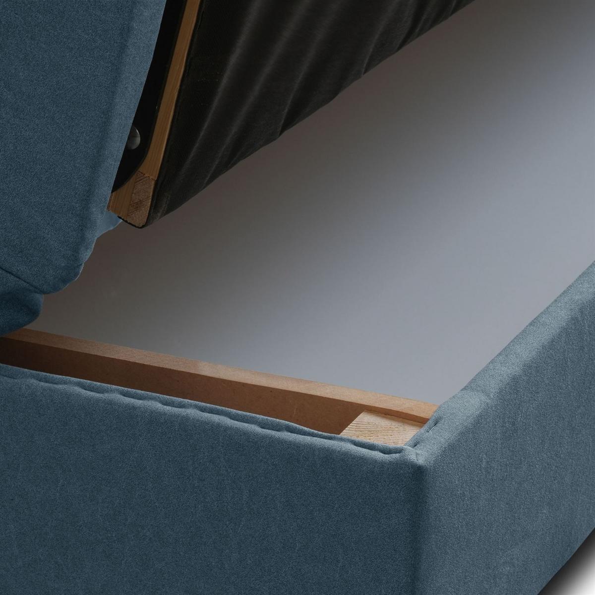 SCHLAFSOFA VERO mit Schlaffunktion Castel 74 - Blau, Textil (191/88/90cm) - Lookway