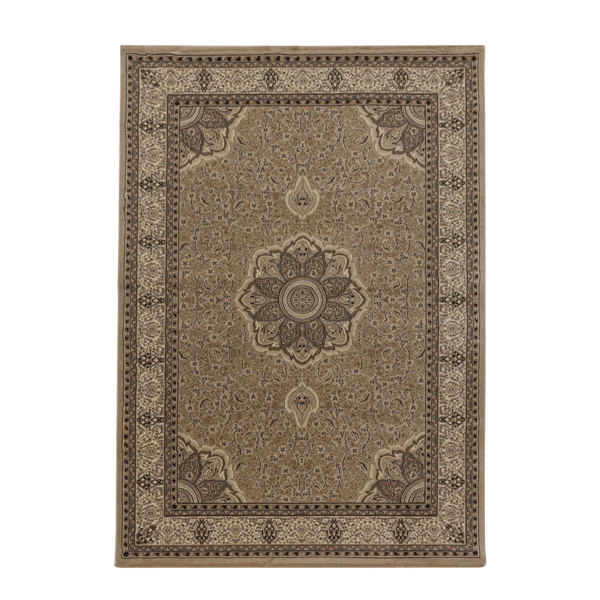 TEPPICH Kurzflor GEISLER in Beige, orientalisch, 120 x 170 cm - Beige, Textil (170/120cm) - KADIMA DESIGN