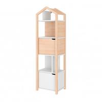 BÜCHERREGAL Holz und Weiß - Weiß, Holzwerkstoff (46/160/37cm) - Petits-meubles
