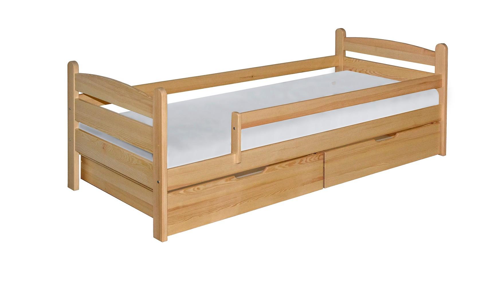 KINDERBETT MARIS mit Bettkasten 90x200 cm Kieferfarben - Kieferfarben, Holz (90/200cm) - MASSENO