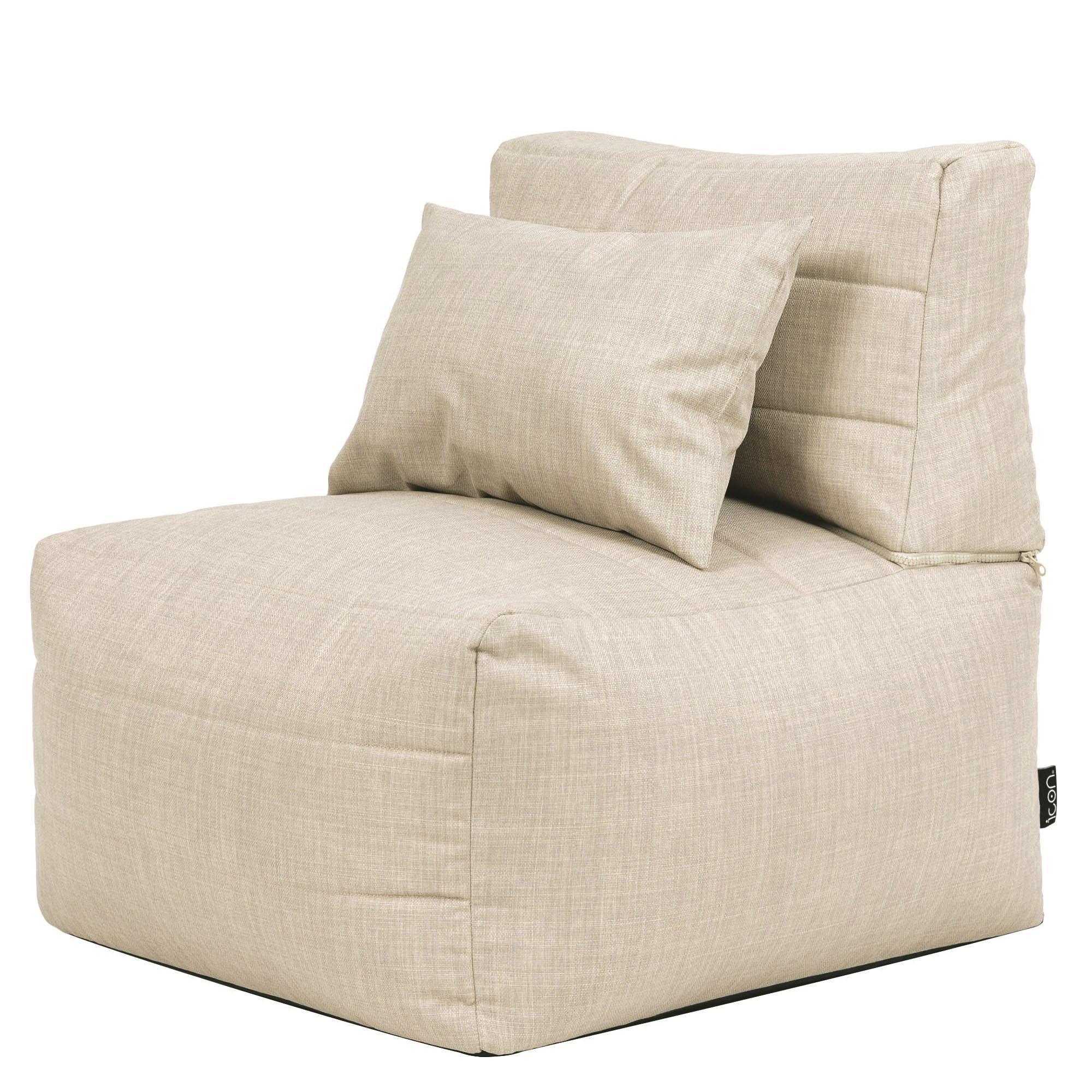 SITZSACK-SESSEL Noa modular Outdoor - Beige, Textil (75/70/78cm) - icon