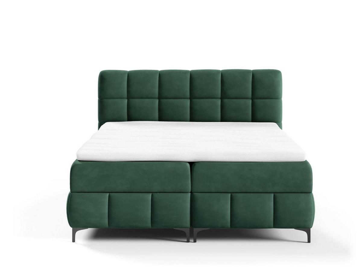 BOXBETT Sophie In Salvador - Dunkelgrün, Holzwerkstoff/Textil (200/200cm) - Fun Möbel