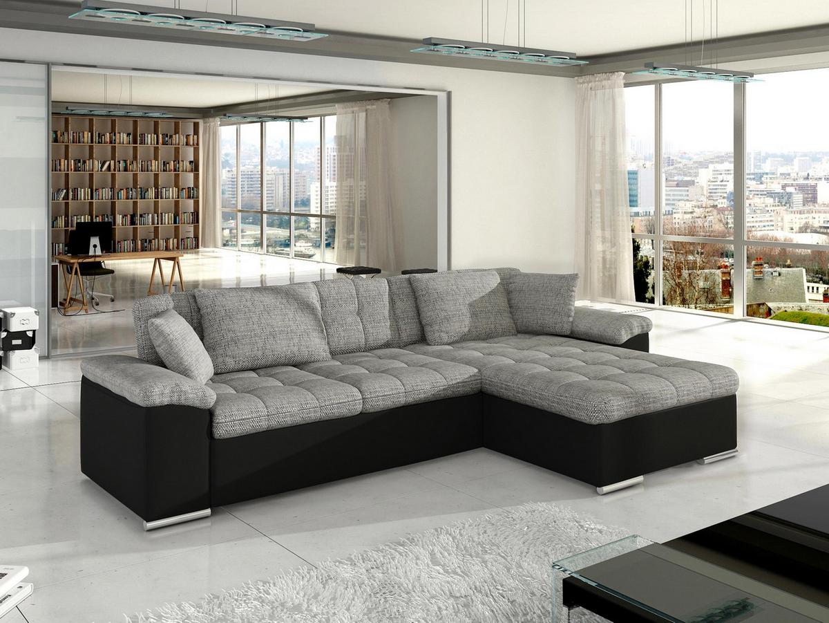 ECKSOFA Diana, Seite: Rechts - Grau, Holz/Textil (280/160cm) - MIRJAN24