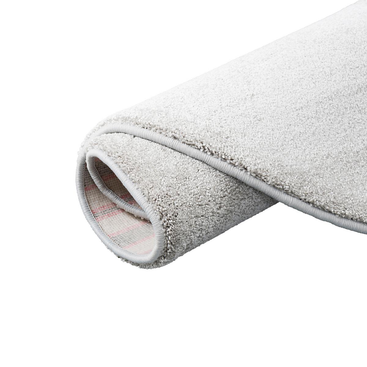 HOCHFLOR LUXUS VELOURS TEPPICH TOUCH RUND - Champagner, Textil (100/100cm) - Snapstyle