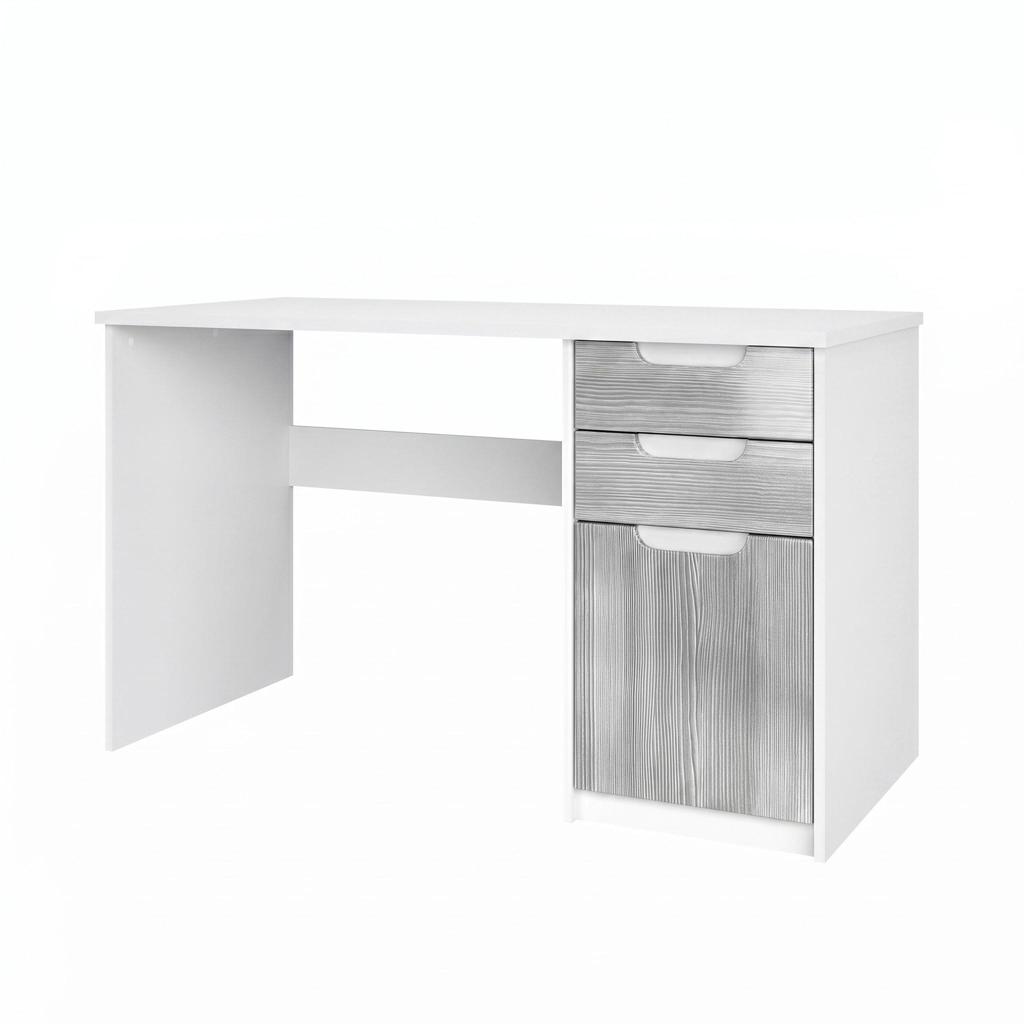 SCHREIBTISCH Logan Fronten in Avola-Anthrazit - Anthrazit, Holzwerkstoff (60/129/76cm) - Vladon