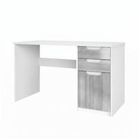 SCHREIBTISCH Logan Fronten in Avola-Anthrazit - Anthrazit, Holzwerkstoff (60/129/76cm) - Vladon